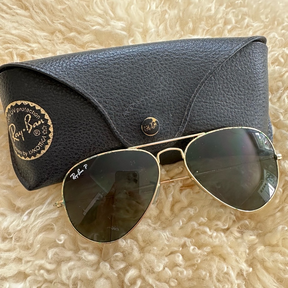 Ray ban polarized aviators